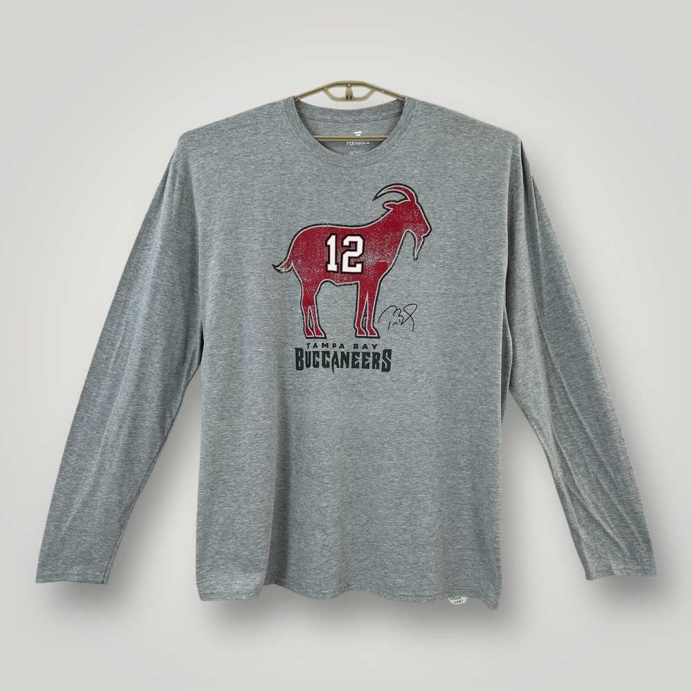 NEW‎ Fanatics Tampa Bay Buccaneers Tom Brady The Goat T-Shirt Tee Mens 3XL NWT